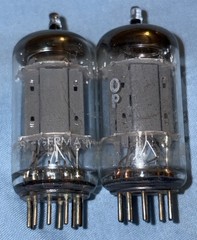 Matched Pair 12AX7/ECC83 Telefunken Smooth Plate Diamond Bottom Preamp Tubes