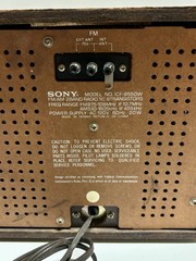 Vintage Sony ICF-9550W AM/FM Radio Wood Case *Working *Tuning & Case Need Work