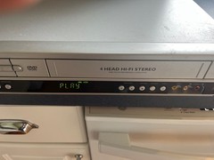 Philips Combo VCR DVD Combo Player Model DVP3340V – Tested – No Remote – Working
