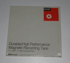 BASF Durable/High Performance Magnetic Recording Tape 7″ x 1200′