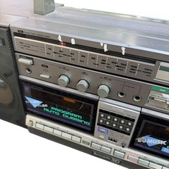 Aiwa CA-W2 Vintage Radio Cassette Boombox Stereo 100V Japan For Parts or Repair