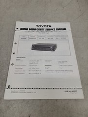 Toyota Service Manual, audio component service manual, 6 disc CD changer, 80557