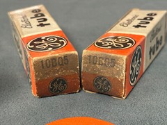 GE 10BQ5 Tubes – 10V Heater – NOS NIB – Date Match – See Pics For Test Scores