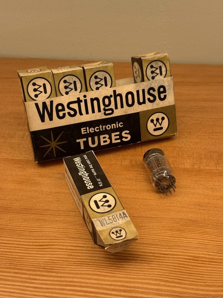 NOS NIB Lot Of Westinghouse WL 5814A Vacuum Tubes Amplitrex