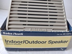 Vintage Radio Shack Indoor/Outdoor Speaker Cat. No. 40-1227A NIB