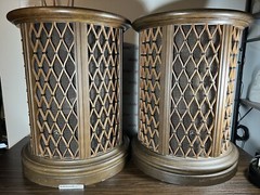 VTG PIONEER CS-06 OMNI DIRECTIONAL END TABLE SPEAKERS JAPAN -READ ABOUT SHIPPING