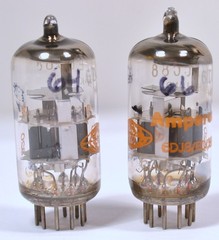 6DJ8 AMPEREX 6922 ECC88 TRIODE MATCHED 90% GLOBE HOLLAND AUDIO AMPLIFIER TUBE S