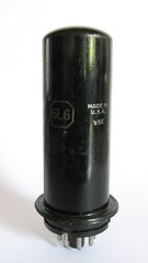 1945 RCA 6L6 metal Power Amp Tube – Hickok 539B tests @ 5300, min:3300