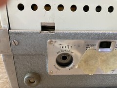 Vintage Wollensak T-1500 Reel to Reel Tape Recorder and audiotex head-demag