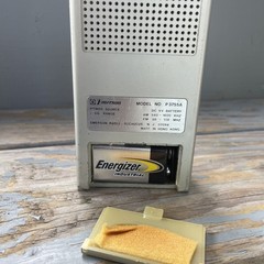 Vintage Emerson P3755A Transistor AM FM Radio Prop Hand Held Portable 9v Tested