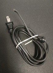 Yamaha RX-500U Replacement Power Cable With Chassis Grommet Used Good Condition