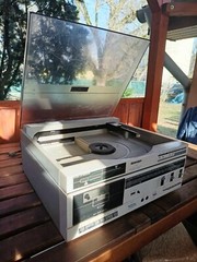 Sharp VZ 1500 both sides play disc stereo system vintage Japanese HI FI