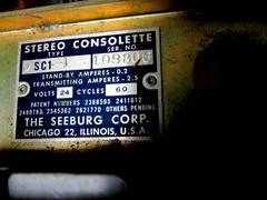 VINTAGE SEABURG CONSOLETTE REMOTE JUKE BOX CONTROL BOX