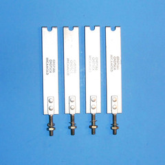 2 Micamold 4uF 1000V Paper in Oil Capacitors TESTED *3% MATCH* w/MTG STRAPS