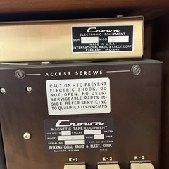 Crown 800 Series Reel To Reel, Low A Upgrade, Model CX824-P4 CH