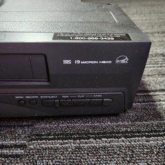 Sylvania 6240VD 4-Head VHS VCR Player Recorder Tested Powers On Front A/V Inputs