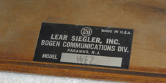 Vintage Bogen Wood Case # WE7*READ*