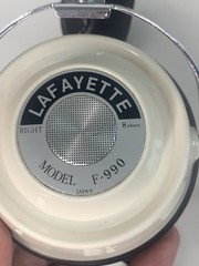 Lafayette F-990 Vintage Stereo Headphones Untested Sold As-Is