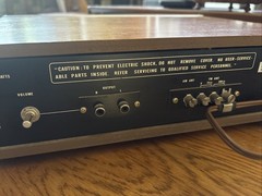 Realistic TM-90 Solid State AM FM Stereo Tuner Vintage Wood Wooden Case Japan