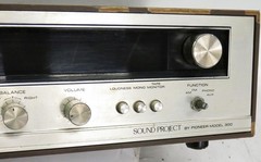 Pioneer Sound Project Model 300 AM/FM Radio Stereo Receiver * Works, Note*