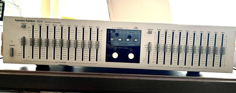 Vintage Harman Kardon EQ 8 Stereo Graphic Equalizer 10-Band TESTED WORKS