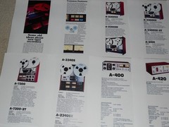 Teac 16 Pg 1975 Brochure, Entire Line, Open Reel, Cassette, A-7300,A-3340s,Specs