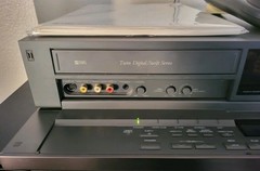 *FULLY SERVICED* Mitsubishi HS-U65 SVHS S-VHS Super VHS VCR w/Remote, Manual