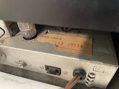 Vintage DeWald Tube Radio Receiver AM FM AFC 7-Tube L-803 A Powers On/Lights Up