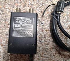 Pioneer RF VHF Modulator JA-RF5 – 3 & 4 Channel Switch DC 5V PLUS Coaxial Cable