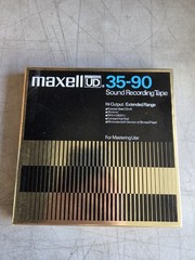 Maxell UD 35-90 7″ Plastic Reel to Reel Recoding Tape Open Box Never Used