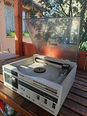Sharp VZ 1500 both sides play disc stereo system vintage Japanese HI FI