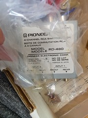 Pioneer RD-480 4-Channel RCA Switching Box | Made in Japan