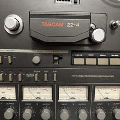 Tascam Teac 22-4 4 Channel Reel to Reel Tape Recorder As Is For Parts Turns On