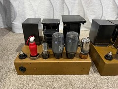 Leak TL12.1 Valve Amplifier Pair — RESTORED + SPEAKER CONNECTORS!