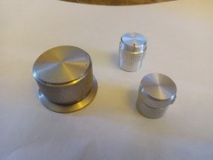 Vintage Receiver Amplifier knobs brand unkown