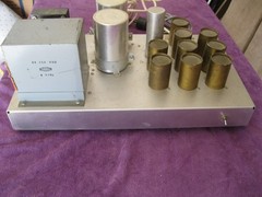 VINTAGE UNIT WITH DYNACO CAPACITOR / TRANSFORMERS—UNTESTED-FOR PARTS