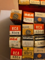 Lot of 40 GE Rca Philco Sylvania Raythoeon WESTINGHOUSE Vacuum TUBES