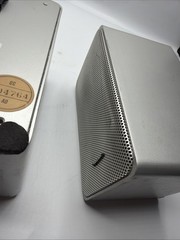 Realistic Metal Minimus-7 Book Shelf Speaker Pair Silver 8 Ohms 40W Radio shack