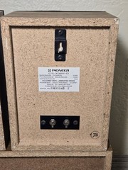 Vintage Pioneer Surround Speakers CS-X380-Q /CS-C180-Q Working