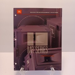 JBL MR Series Loudspeakers Brochure Fold Out Sales Vintage 1993