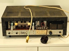 Vintage Heathkit PT-1 Tube AM/FM Tuner Tested Working Multiplex Output Hi-Fi