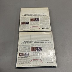 LOT OF 2 SEALED BELL & HOWELL ULTRA HIGH DENSITY UHD 12A TAPE REEL 7″ x 1200 ft