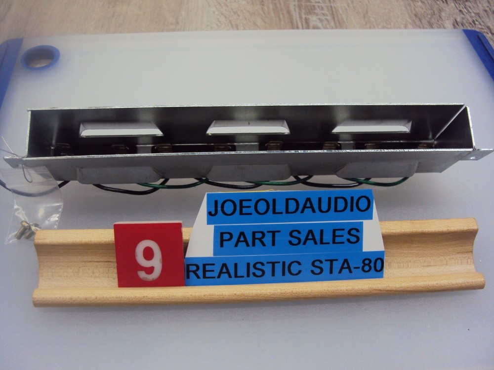 Realistic STA-80 Receiver Dial Scale Lamp Holder & Sockets Tested Parting STA80