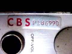 RETRO VINTAGE TV CBS TV MONITOR 8 INCH GE B+W EARLY 60s TRANSISTORIZED