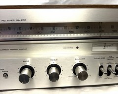 Vintage Silver Face Technics SA-200 Stereo Receiver -Fantastic Shape ! Tested