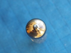Used MULLARD BLACKBURN 6BQ5 EL84 Vacuum Tube kM1 – Small Chip On Glass Gm Tested