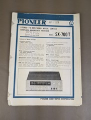 Pioneer Sx-700 T Stereo Receiver Service Manual D-156