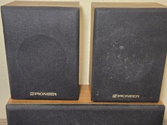 Vintage Pioneer Surround Speakers CS-X380-Q /CS-C180-Q Working