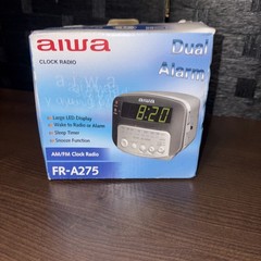Vintage 2002 Aiwa Am/Fm Clock Radio FR-A275 NIB