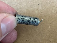 Vintage .022 uf 600v Sprague L96P Vitamin Q Guitar or Amp Tone Capacitor (Qty)